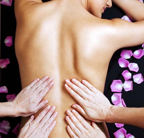 Dream spa four hands massage